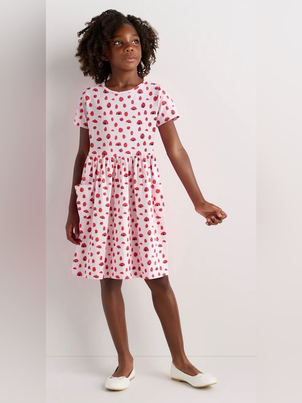 Organic Cotton Fit and Flare Pocket Dress
